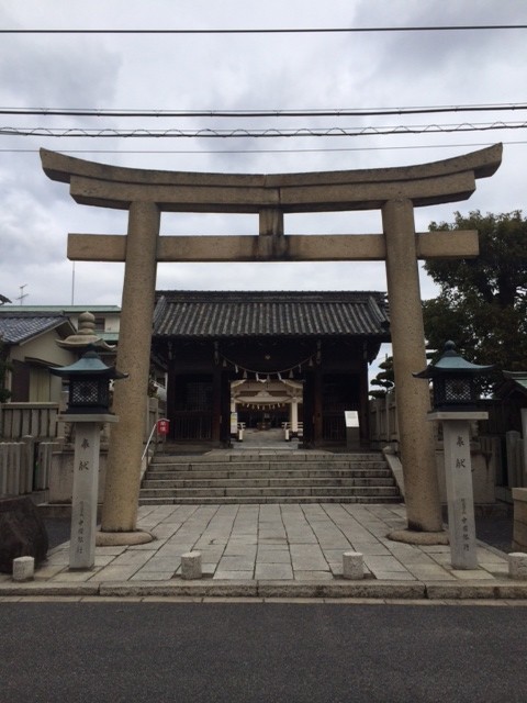 2月３日、節分に岡山神社へお参りに行きました。①